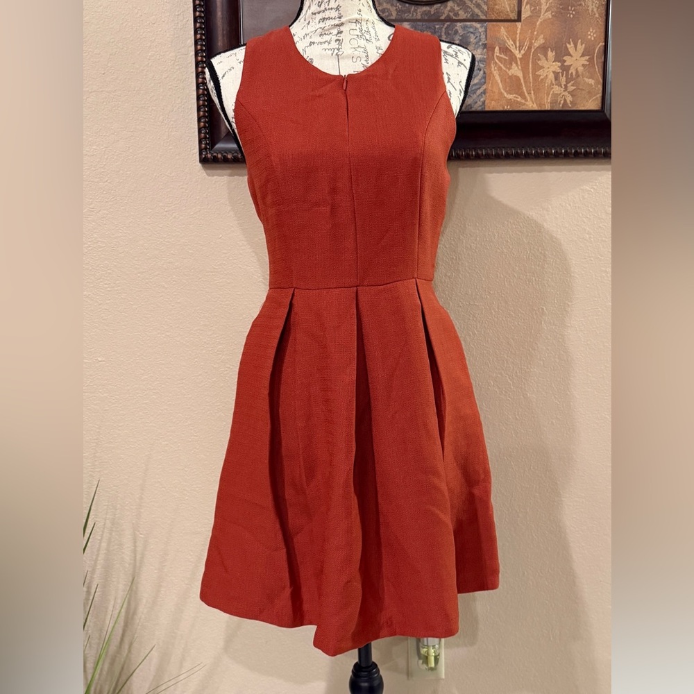 Gianni Bini Margie Dress Tobasco Rust Mini Dress